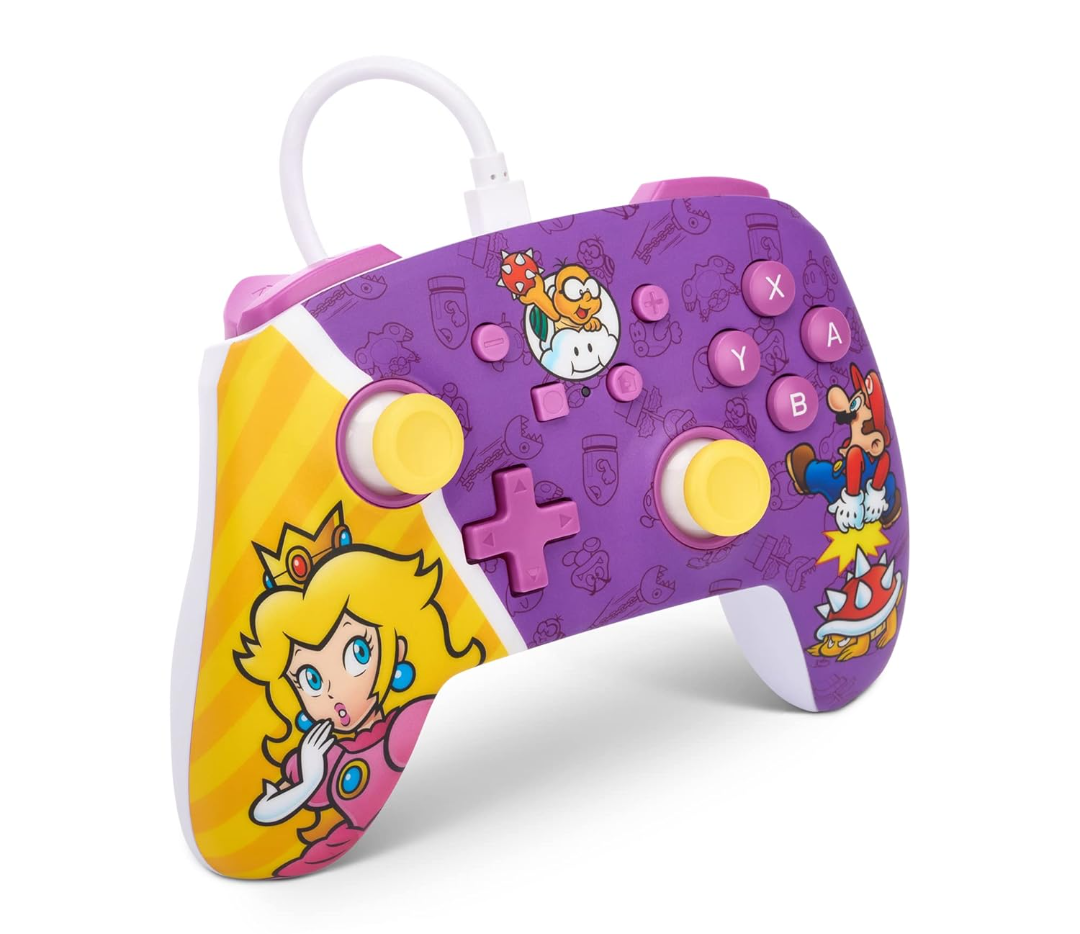 PowerA - Enhanced Wired Controller for Nintendo Switch - Princess Peach Battle*